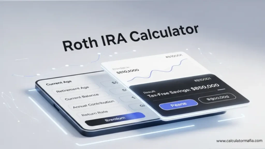 Roth IRA calculator, Roth IRA growth, Roth IRA projection, Roth IRA retirement calculator, Roth IRA contribution calculator, Roth IRA compound interest, Roth IRA, Roth IRA rules, Roth IRA contribution limits, Roth IRA withdrawal rules, tax-free retirement income, Roth IRA investment growth, Roth IRA future value, Roth IRA vs traditional IRA, Roth IRA earnings, Roth IRA calculator with contributions, Roth IRA compound growth, Roth IRA time horizon, Roth IRA retirement planning